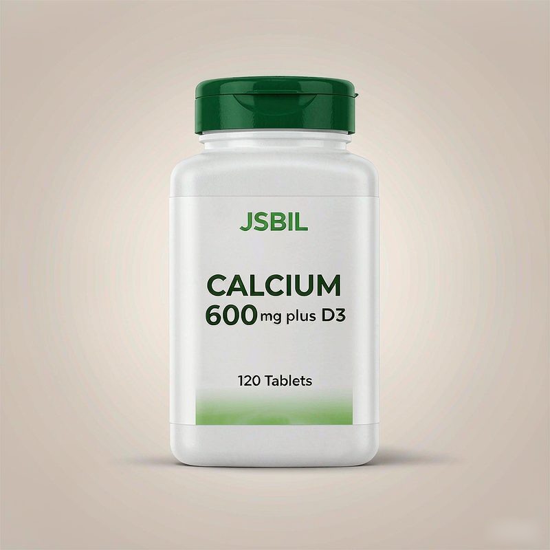 Calcium 600 mg + Vitamin D3, 120 Tablets